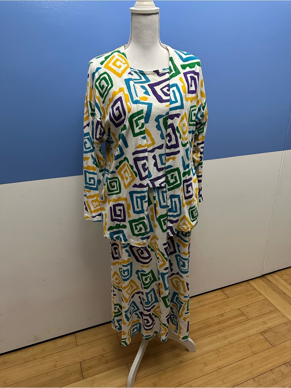 Christian Dior Separates / Multicolor 3 Piece Set / Small / Vintage Retro
